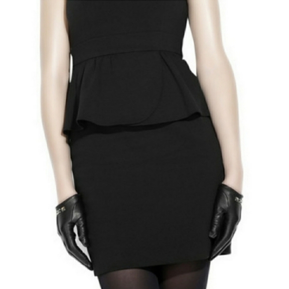 Tibi Norma Chic Jersey Knit Peplum Dress Casual Office Barbiecore Spring Luxury - Picture 7 of 16